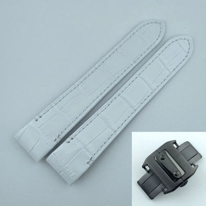 38mm NH35 Watch case Square Dial Roma Dial Watch Case Folding Buckle Square Case Leather strap fit NH35 movement