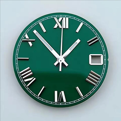 NH35 dial watch dial Custom logo 28.5mm Roman numerals dial No luminous fit NH35/NH36 movement watch accessories repair tools