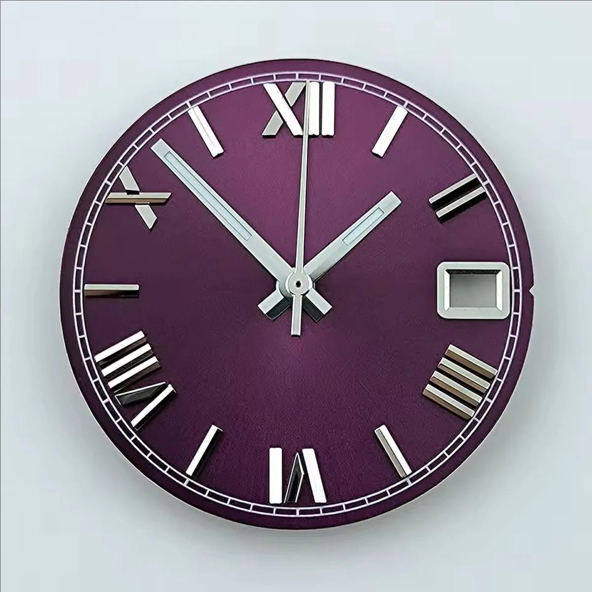 NH35 dial watch dial Custom logo 28.5mm Roman numerals dial No luminous fit NH35/NH36 movement watch accessories repair tools