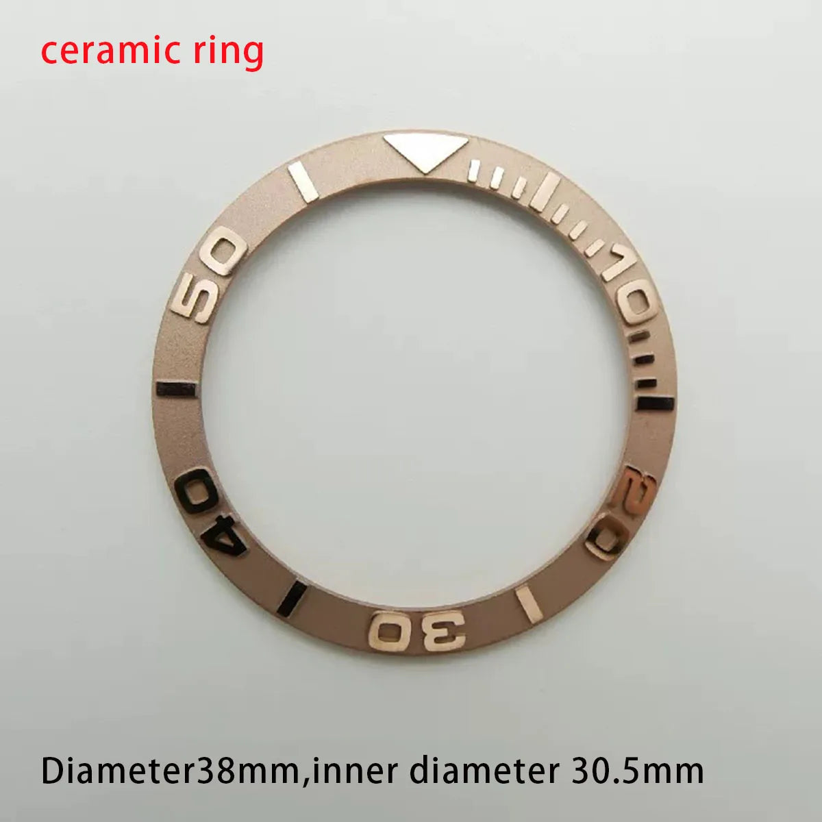 38mm Watch Ring Ceramic Bezel Insert Ring for Yacht celebrities Watch 40mm Case Watch Accessories Inner diameter 30.5mm