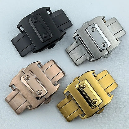 38mm NH35 Watch case Square Dial Roma Dial Watch Case Folding Buckle Square Case Leather strap fit NH35 movement