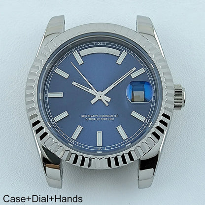 Miyota8285 Case Watch Case Men's Automatic Watch 41mm Stainless Steel Sapphire Glass Fit Miyota 8285 Movement Watch Accessories