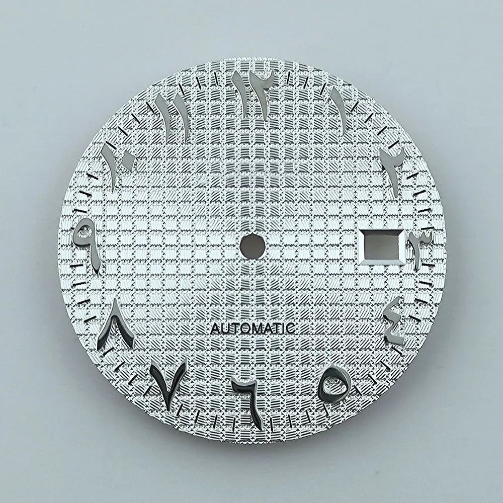 NH35 dial watch dial Arabic numerals Dial 31.8mm No luminous fit NH35/NH36 movement watch accessories repair tools
