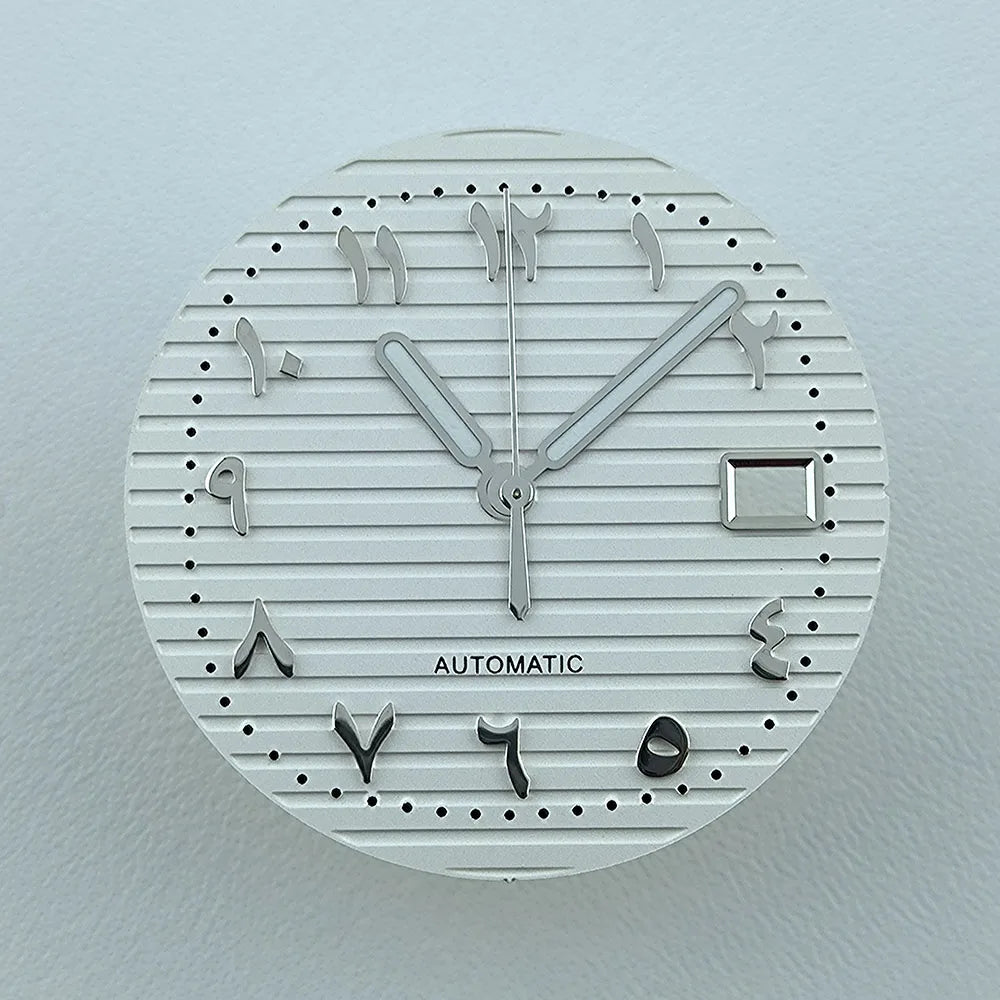 NH35 dial watch dial 30.4mm Custom Logo Arabic Numeral Dial No luminous fit NH35/NH36 movement watch accessories repair tools