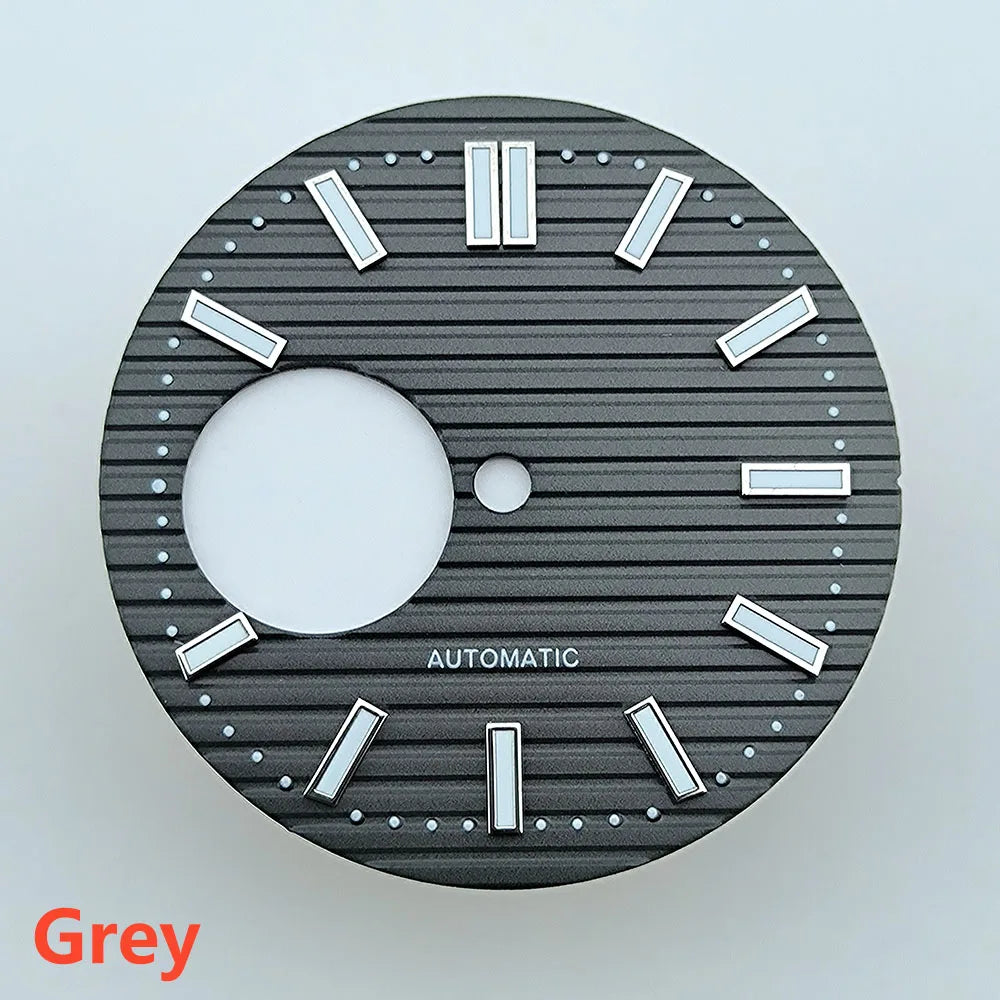 NH38 dial Custom Logo Dial 29.8mm green luminous suitable for NH38 movement watch accessories repair tools