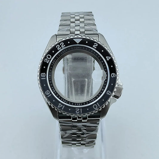 NH34 Case NH35 Case Men's Watch Case Automatic Mechanical Waterproof Fit NH35/34/36 Movement Fit 28.5mm Dial Watch Accessories