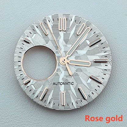 NH38 dial Custom Logo 28.5mm watch dial green luminous dial Suitable for NH38 movement watch accessories Watch repair tools
