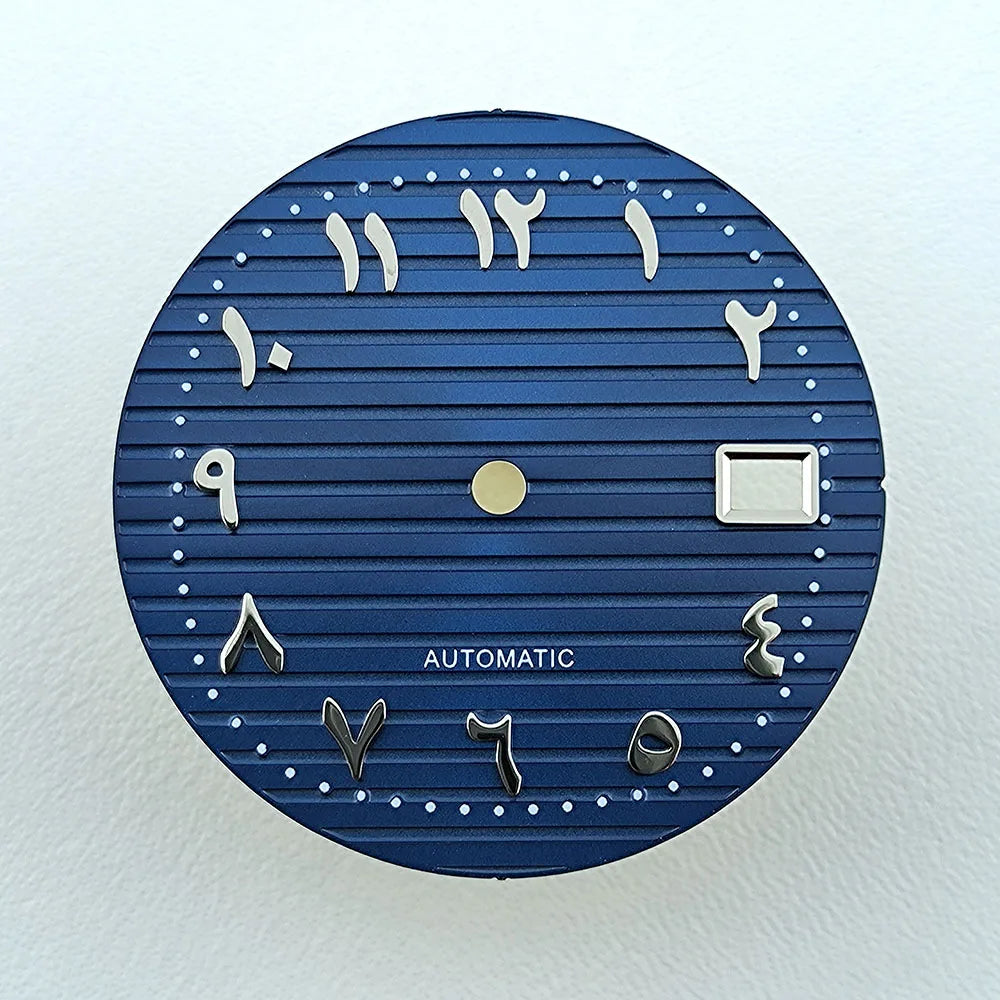 NH35 dial watch dial 30.4mm Custom Logo Arabic Numeral Dial No luminous fit NH35/NH36 movement watch accessories repair tools