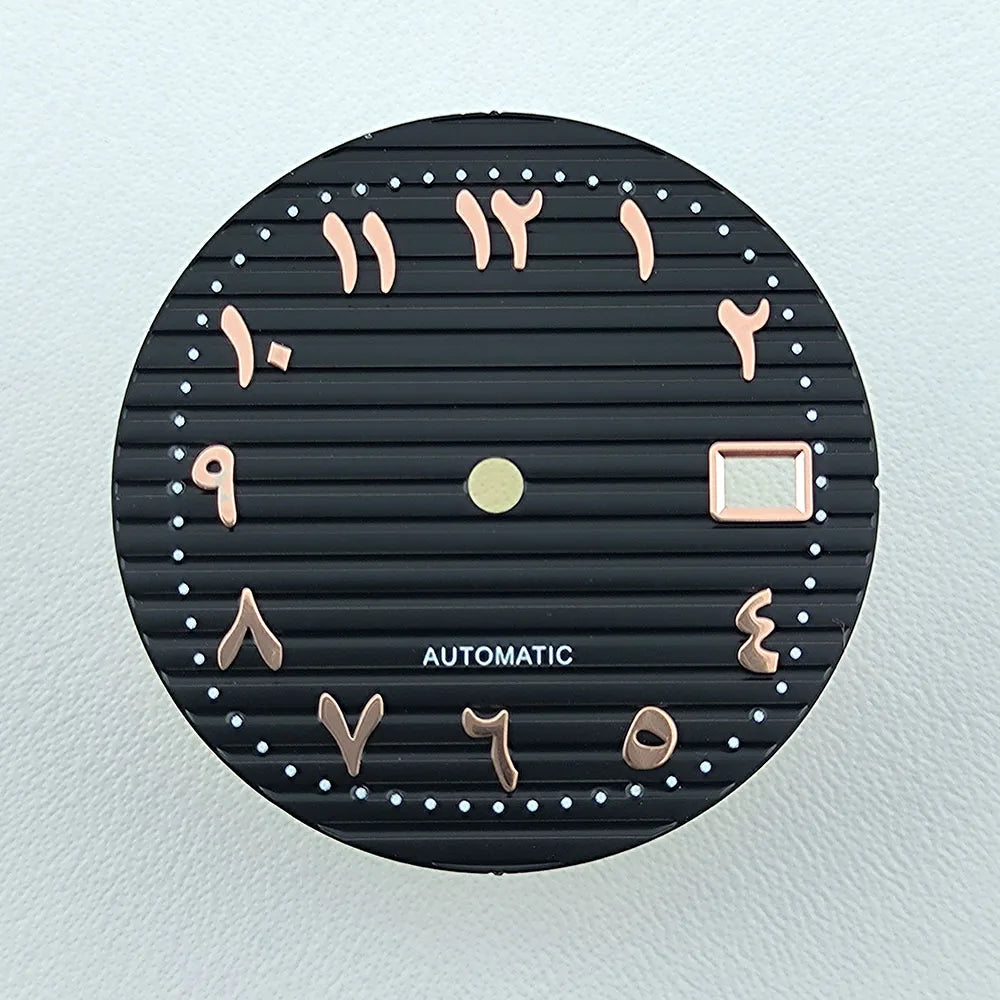 NH35 dial watch dial 30.4mm Custom Logo Arabic Numeral Dial No luminous fit NH35/NH36 movement watch accessories repair tools