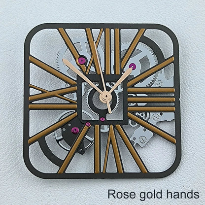 NH70 Dial Hollowed out Dial Square Dial Roma Numeral Dial 27mm No logo fit NH70 movement Repair tools