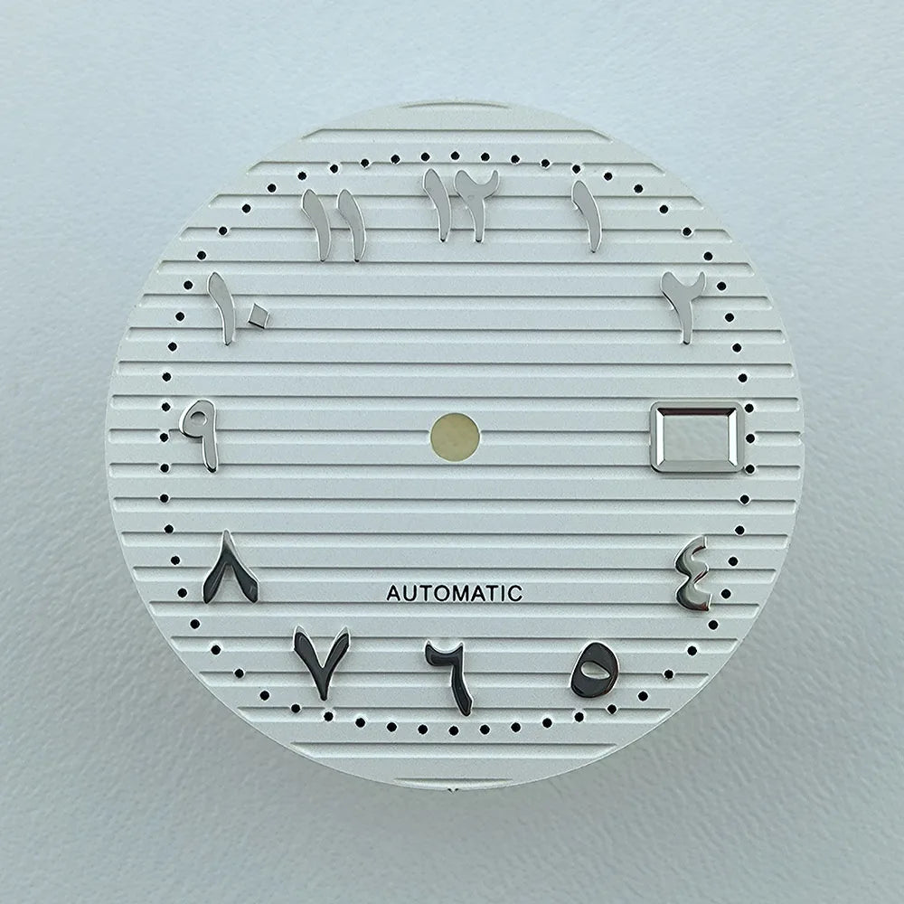 NH35 dial watch dial 30.4mm Custom Logo Arabic Numeral Dial No luminous fit NH35/NH36 movement watch accessories repair tools