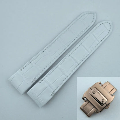 38mm NH35 Watch case Square Dial Roma Dial Watch Case Folding Buckle Square Case Leather strap fit NH35 movement
