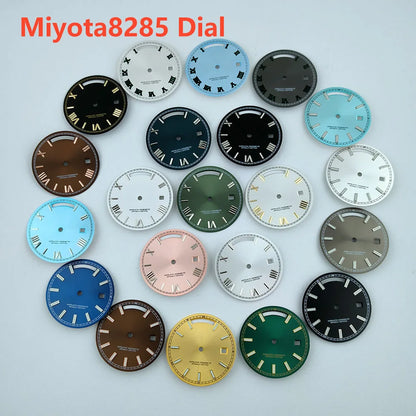 Miyota8285 case watch 41mm case stainless steel men automatic watch sapphire glass suitable for Miyota 8285 movement watch tools