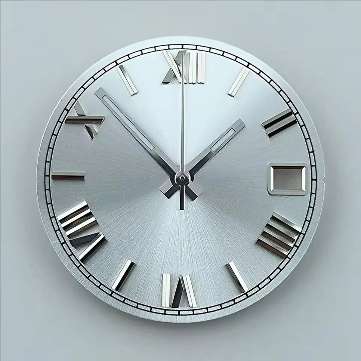 NH35 dial watch dial Custom logo 28.5mm Roman numerals dial No luminous fit NH35/NH36 movement watch accessories repair tools