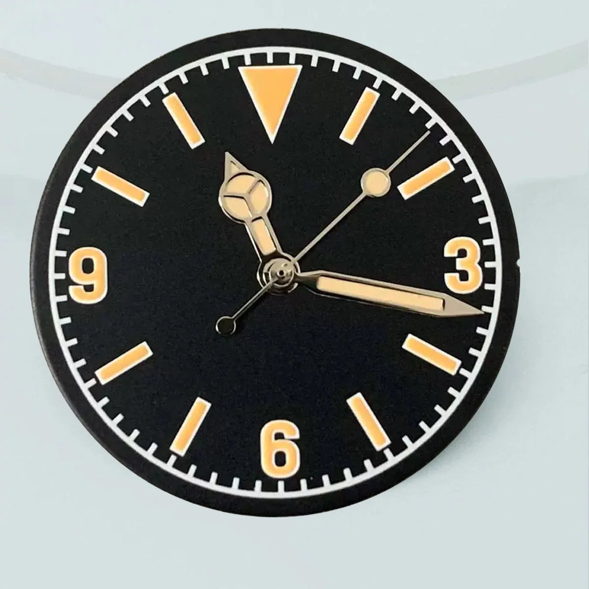 NH35 dial NH36 dial 28.5mm retro dial green luminous dial, suitable for repairing NH35 NH36 movement watch accessories tools