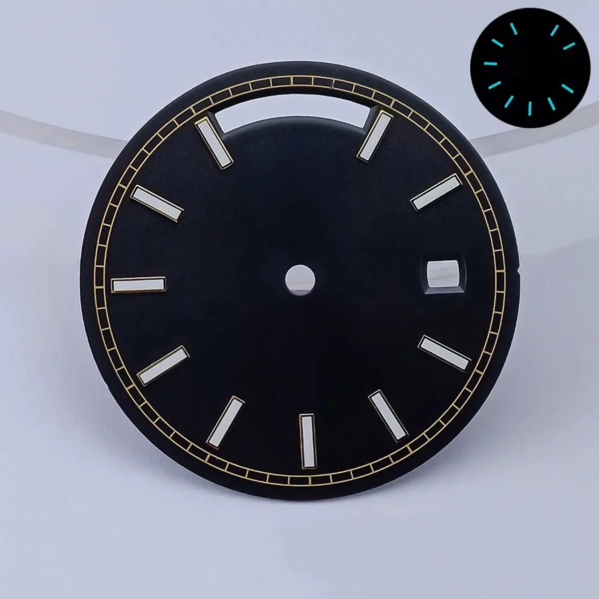 Miyota8285 dial 31mm Custom logo Green luminous Dial watch dial suitable for Miyota8285 movement watch accessories repair tools