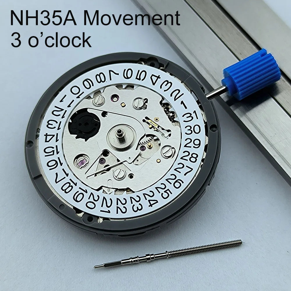 NH35 Case Watch Case Men's Automatic Watch 36mm/39mm Stainless Steel Sapphire Glass Fit NH Series Movement Watch Accessories