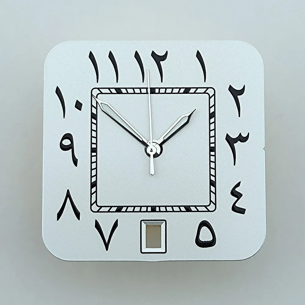Watch dial NH35 Dial Custom Logo Square Dial Roma/Arabic Numeral Dial Square dial fit NH35 date at 6 o'clock movement Watch