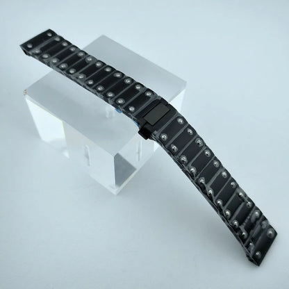 38mm NH35 Watch case Square Dial Roma Dial Watch Case Folding Buckle Square Case Leather strap fit NH35 movement