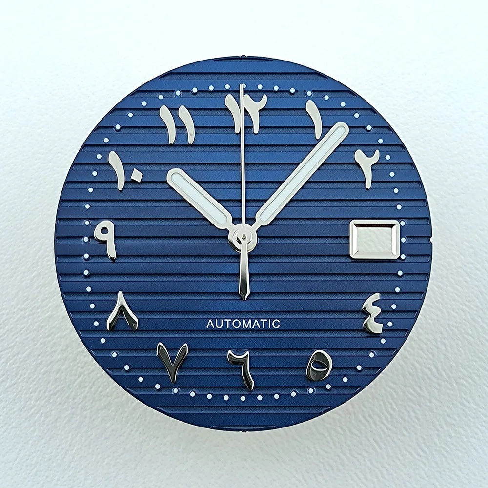 NH35 dial watch dial 30.4mm Custom Logo Arabic Numeral Dial No luminous fit NH35/NH36 movement watch accessories repair tools