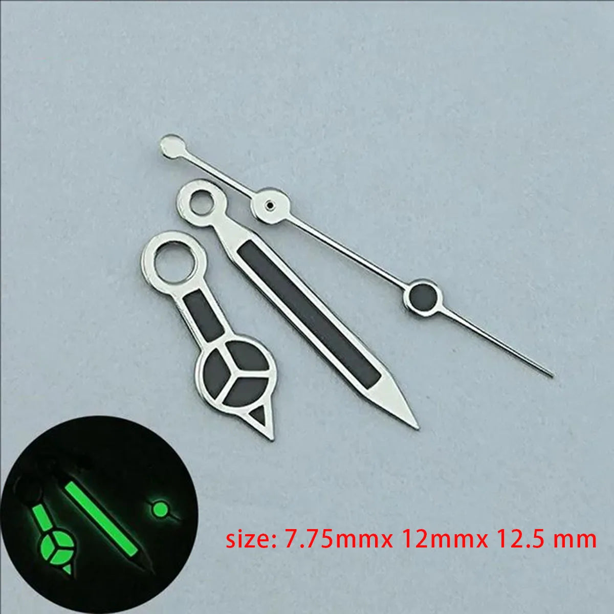 Watch hands NH35/36 hands Green luminous watch accessories watch pointer Repair tools