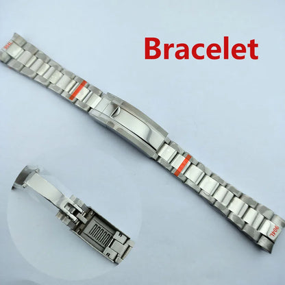 VK63 case Stainless steel high quality Watch case men's chronograph quartz watch suitable for VK63 movement watch accessories