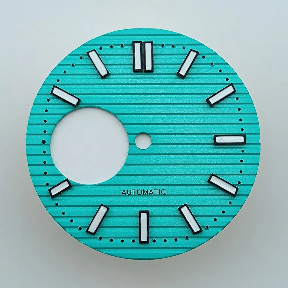 NH38 dial Custom Logo Dial 29.8mm green luminous suitable for NH38 movement watch accessories repair tools