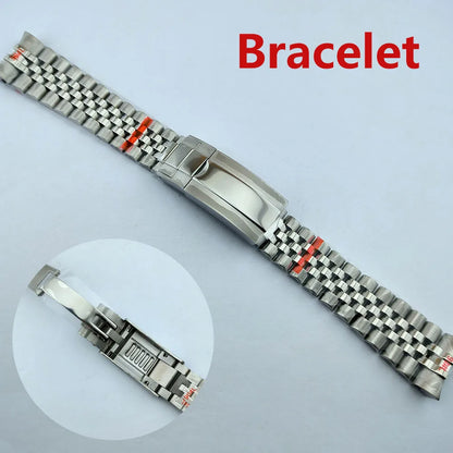 VK63 case Stainless steel high quality Watch case men's chronograph quartz watch suitable for VK63 movement watch accessories