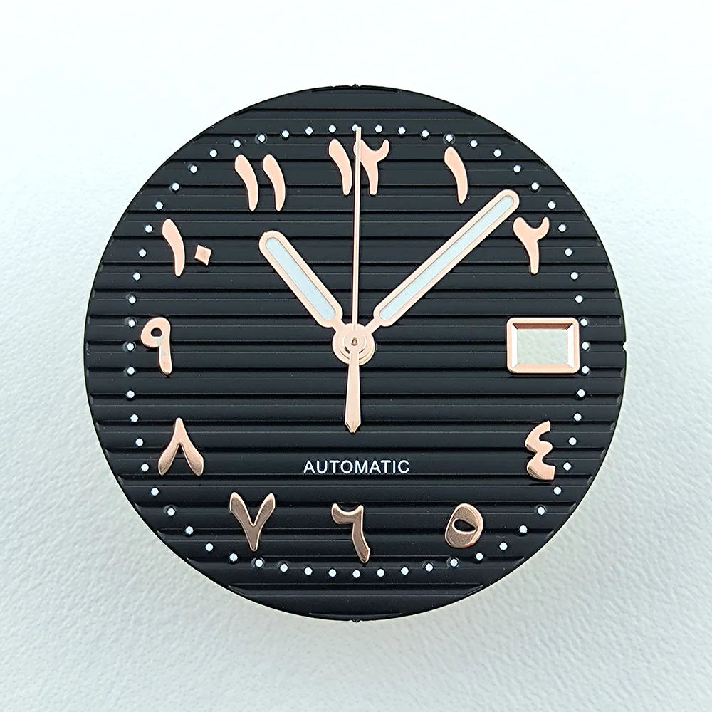 NH35 dial watch dial 30.4mm Custom Logo Arabic Numeral Dial No luminous fit NH35/NH36 movement watch accessories repair tools