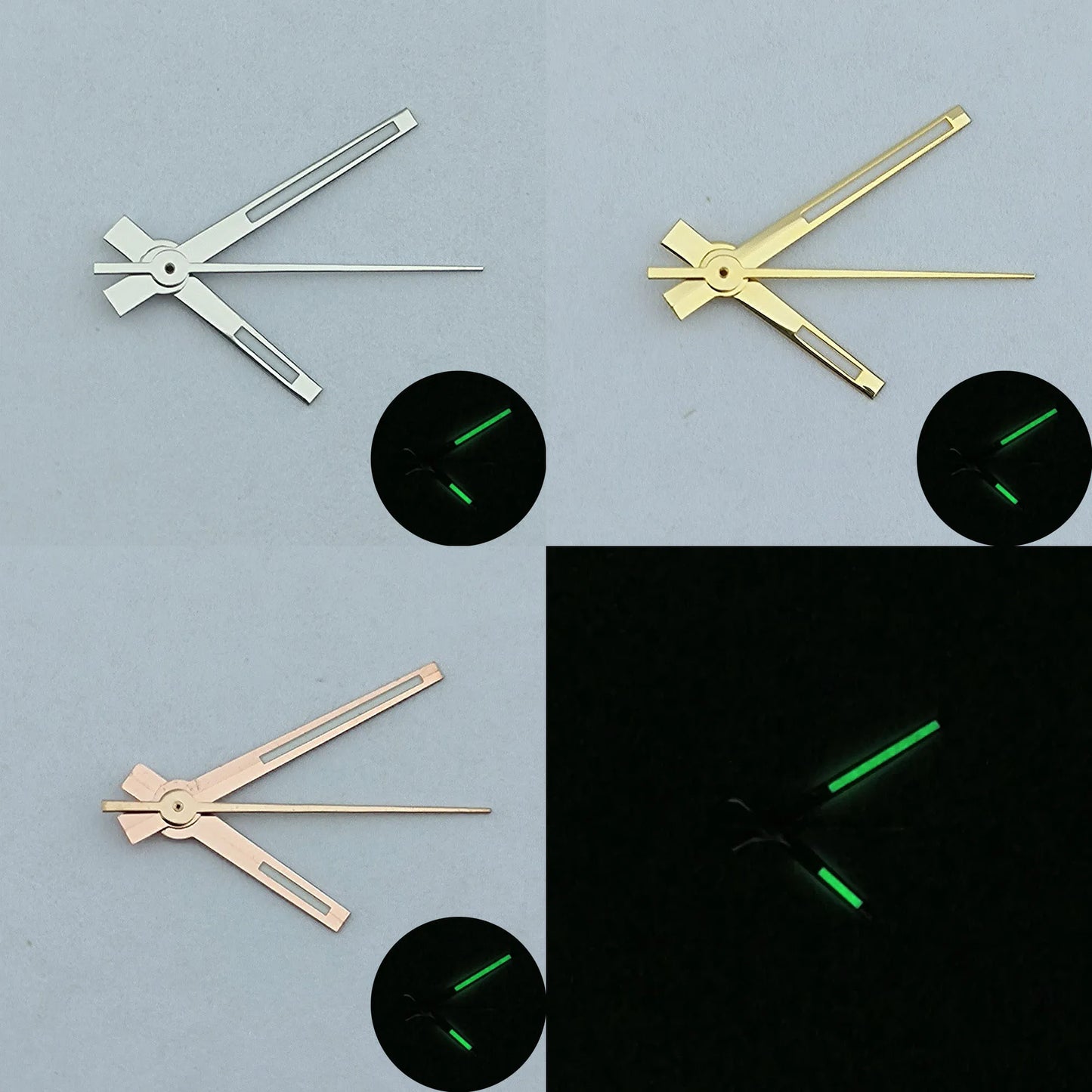 NH35 hands NH36 hands watch hands watch pointer green luminous suitable for N H35 N H36 movement Watch accessories