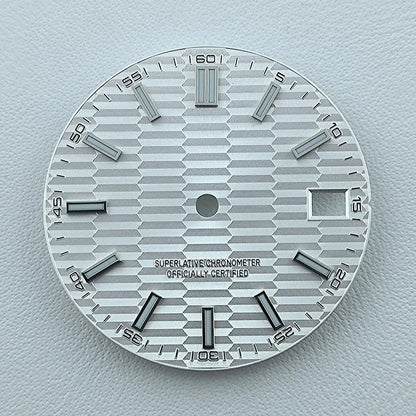 NH35 dial Custom logo No logo Watch dial 28.5mm Blue Luminous dial for NH35 NH36 movement watch accessories