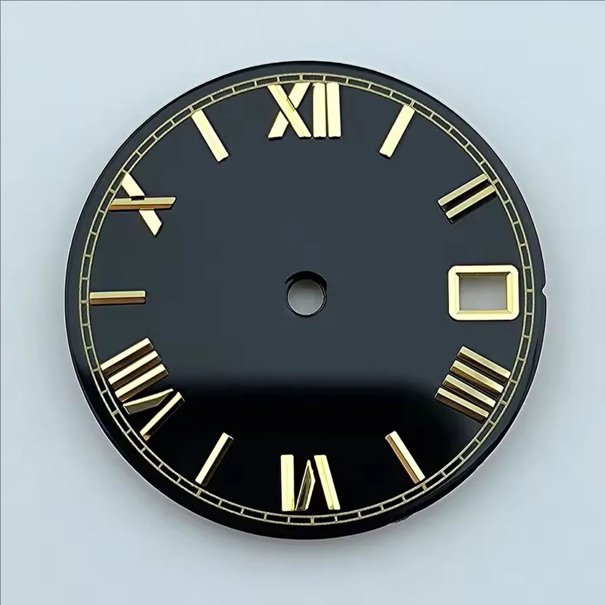 NH35 dial watch dial Custom logo 28.5mm Roman numerals dial No luminous fit NH35/NH36 movement watch accessories repair tools