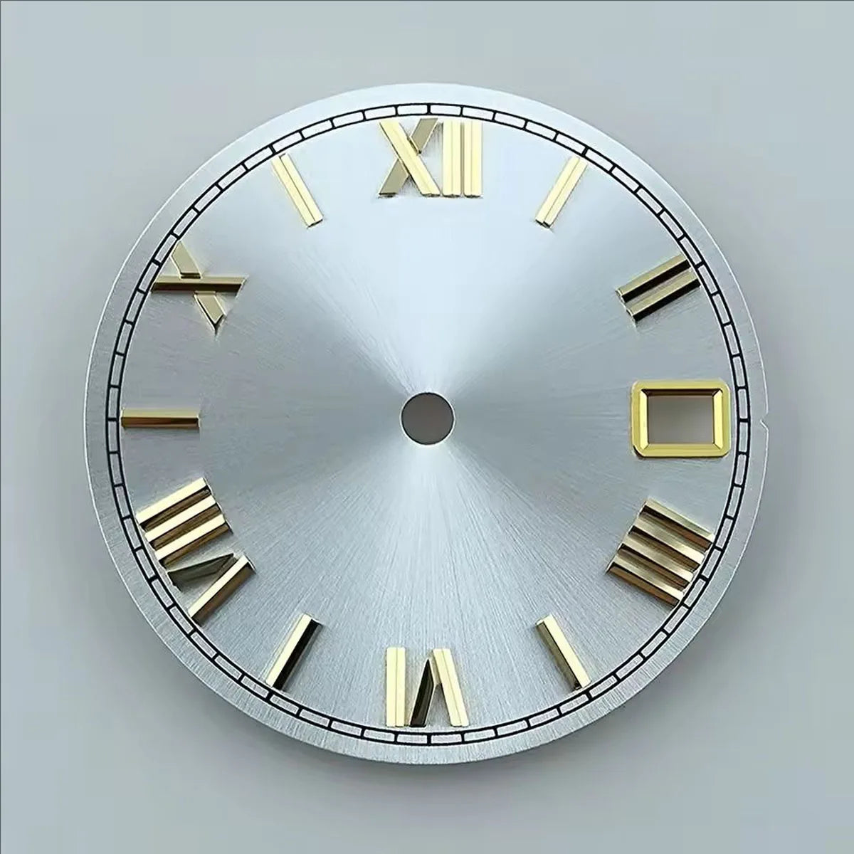 NH35 dial watch dial Custom logo 28.5mm Roman numerals dial No luminous fit NH35/NH36 movement watch accessories repair tools