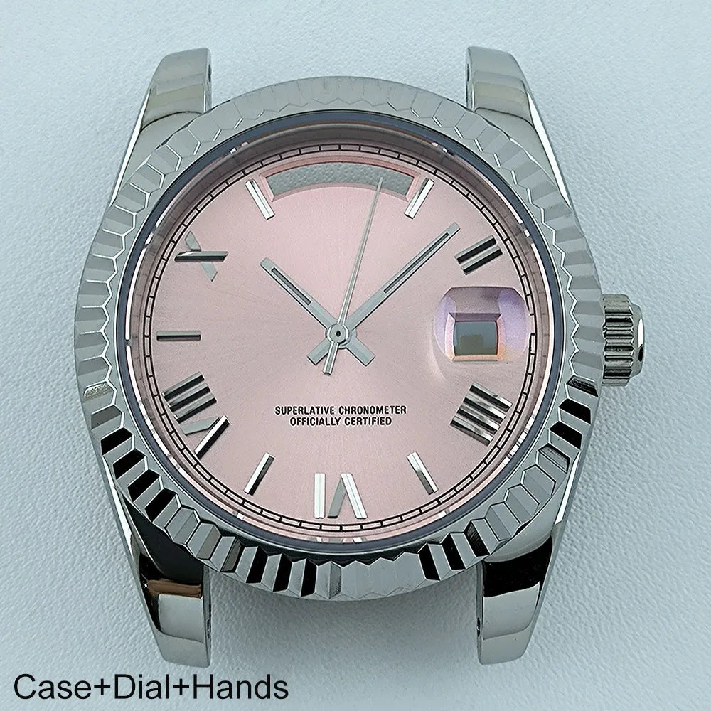 Miyota8285 Case Watch Case Men's Automatic Watch 41mm Stainless Steel Sapphire Glass Fit Miyota 8285 Movement Watch Accessories
