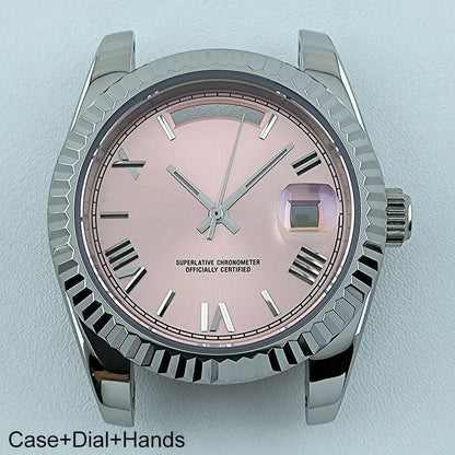Miyota8285 Case Watch Case Men's Automatic Watch 41mm Stainless Steel Sapphire Glass Fit Miyota 8285 Movement Watch Accessories