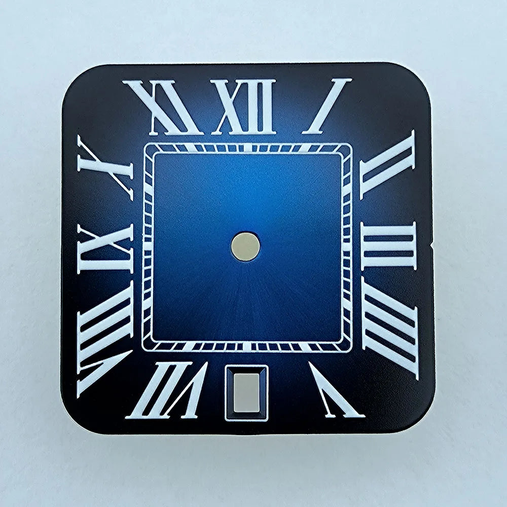 Watch dial NH35 Dial Custom Logo Square Dial Roma/Arabic Numeral Dial Square dial fit NH35 date at 6 o'clock movement Watch